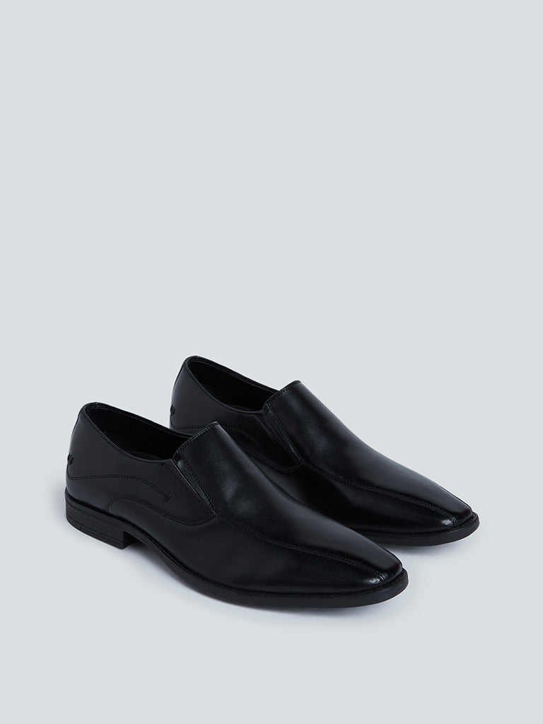 SOLEPLAY Black Slip-On Shoes